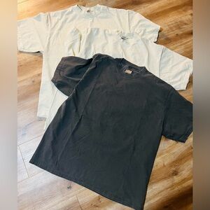 Shaka Wear ShakaWear Lot of 3 Tees. 7.5 Oz Max Heavywt Garment Dye Drop Shoulder